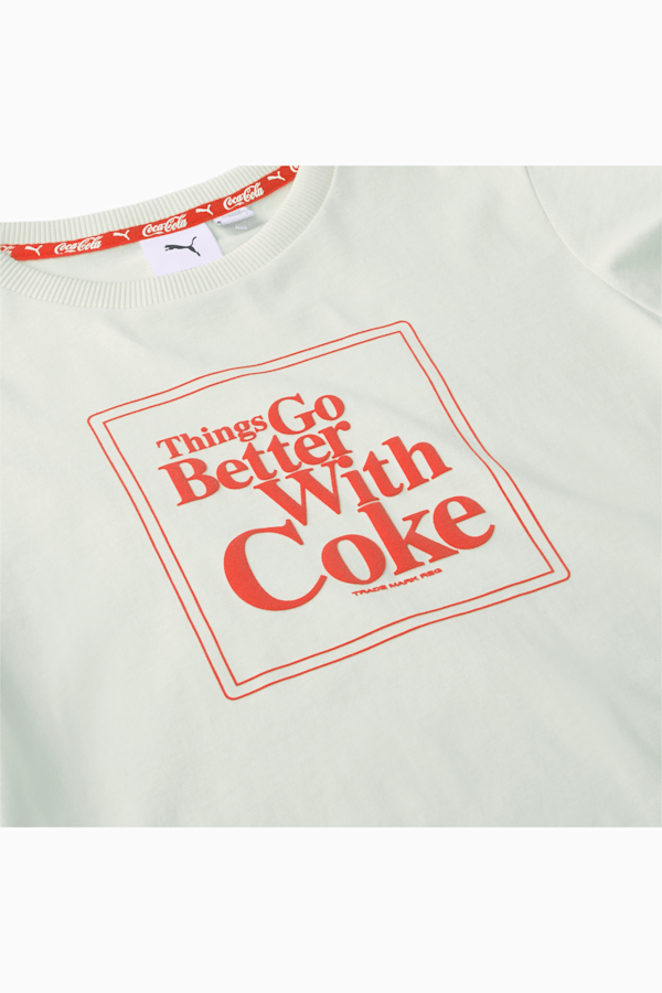 T-shirt graphique PUMA x COCA-COLA Femme, Ivory Glow, extralarge